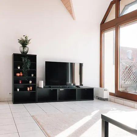 Appartement Maisonette-wohnung Airport Messe Stuttgart - Balkon - Parkplatz - Waschmaschine Leura
