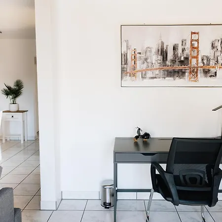 Maisonette-wohnung Airport Messe Stuttgart - Balkon - Parkplatz - Waschmaschine